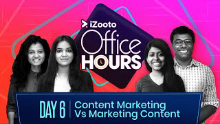 Content Marketing vs Marketing Content | iZooto Office Hours Series Day 6