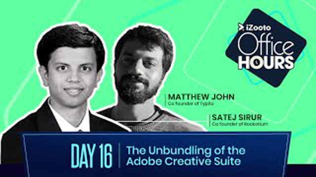 The Unbundling of the Adobe Creative Suite | iZooto Office Hours Series Day 16