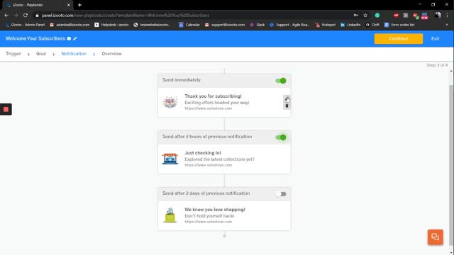 Setting Up Welcome Notification Playbook