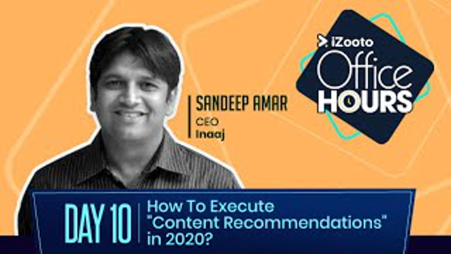 Implementing Content Recommendations in 2020 | iZooto Office Hours Series Day 10