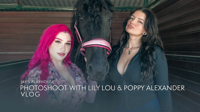 Lily Lou’s Horse Shoot ft. Poppy Alexander | BTS with Tinus the Horse | Jay's Playhouse