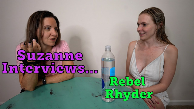 Suzanne interviews pornstar Rebel Rhyder