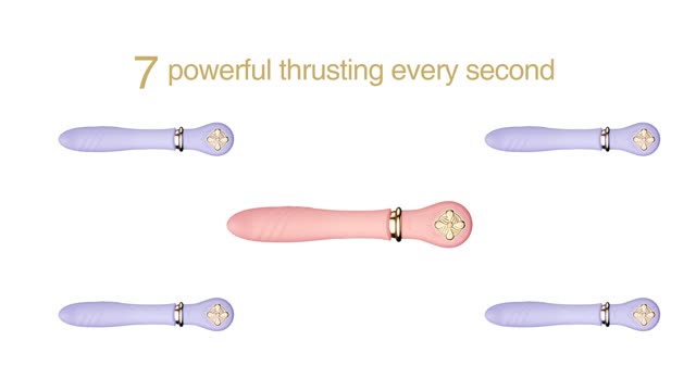 Zalo Thrusting G-Spot Dildo on IMbesharam!