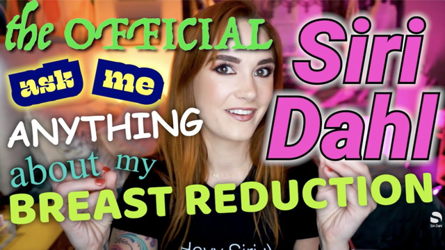 Siri Dahl FINALLY reveals everything about her breast reduction surgery in this AMA!